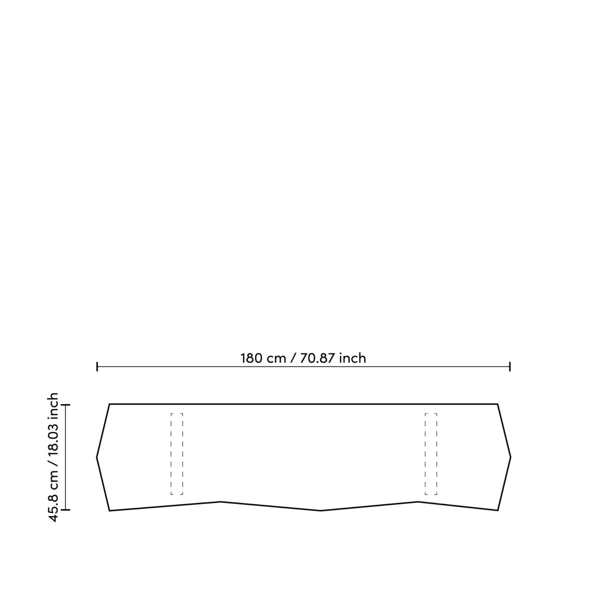 High-Gloss Wooden Dresser Xenon