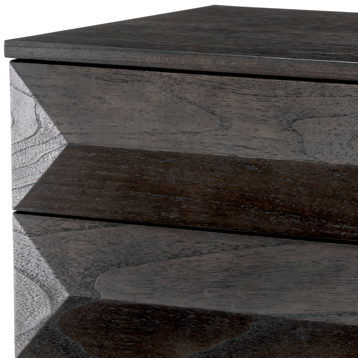 Oak Veneer Nightstand Denver