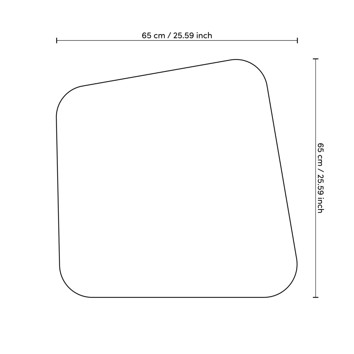 Glossed Maple Side Table Oracle | Cabothousefurniture.com