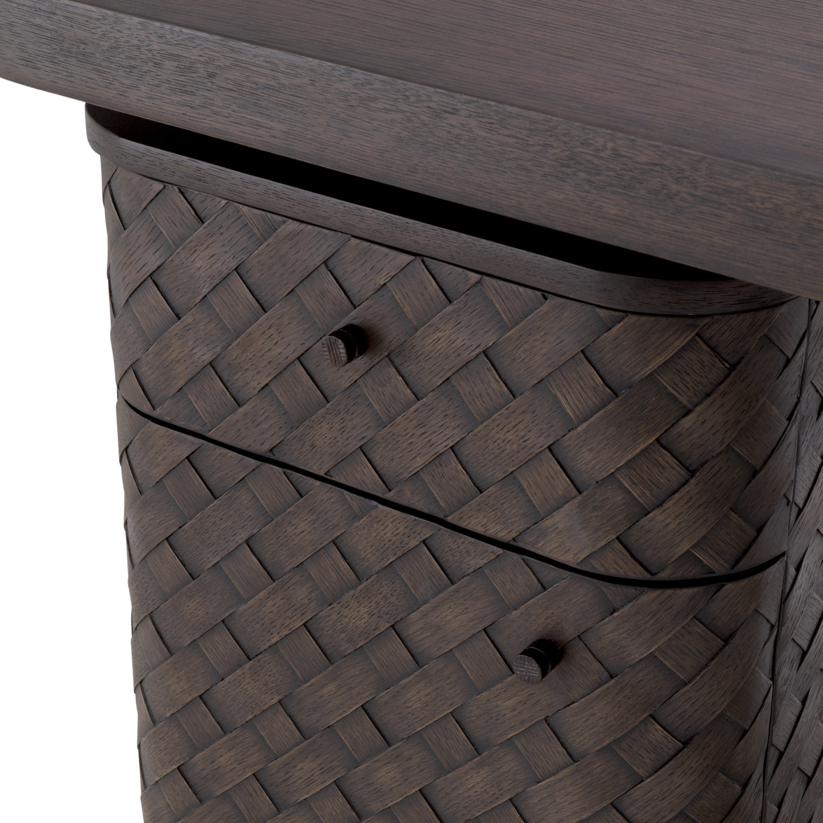 Woven Oak Desk Fiji