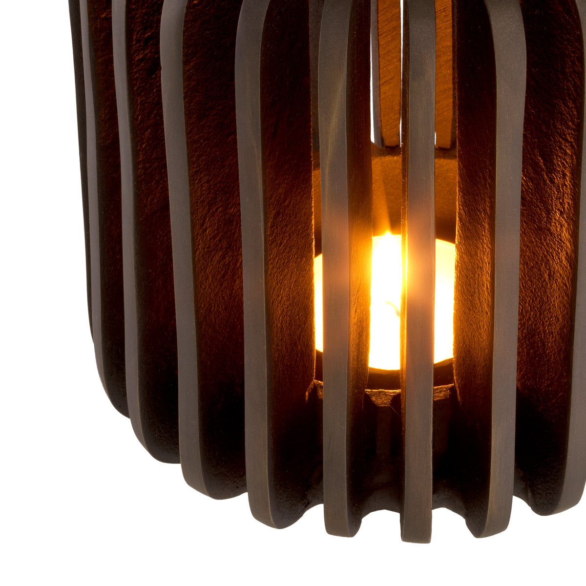 Vintage Iron Candle Holder Lapidos