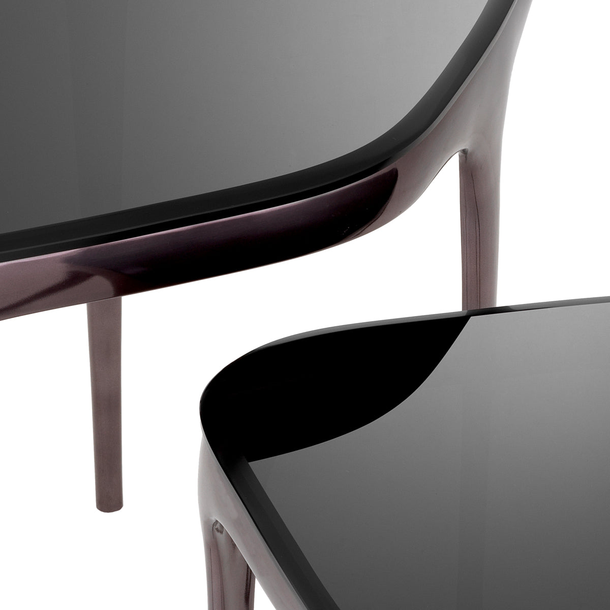 Glass Side Tables (2) Deacon