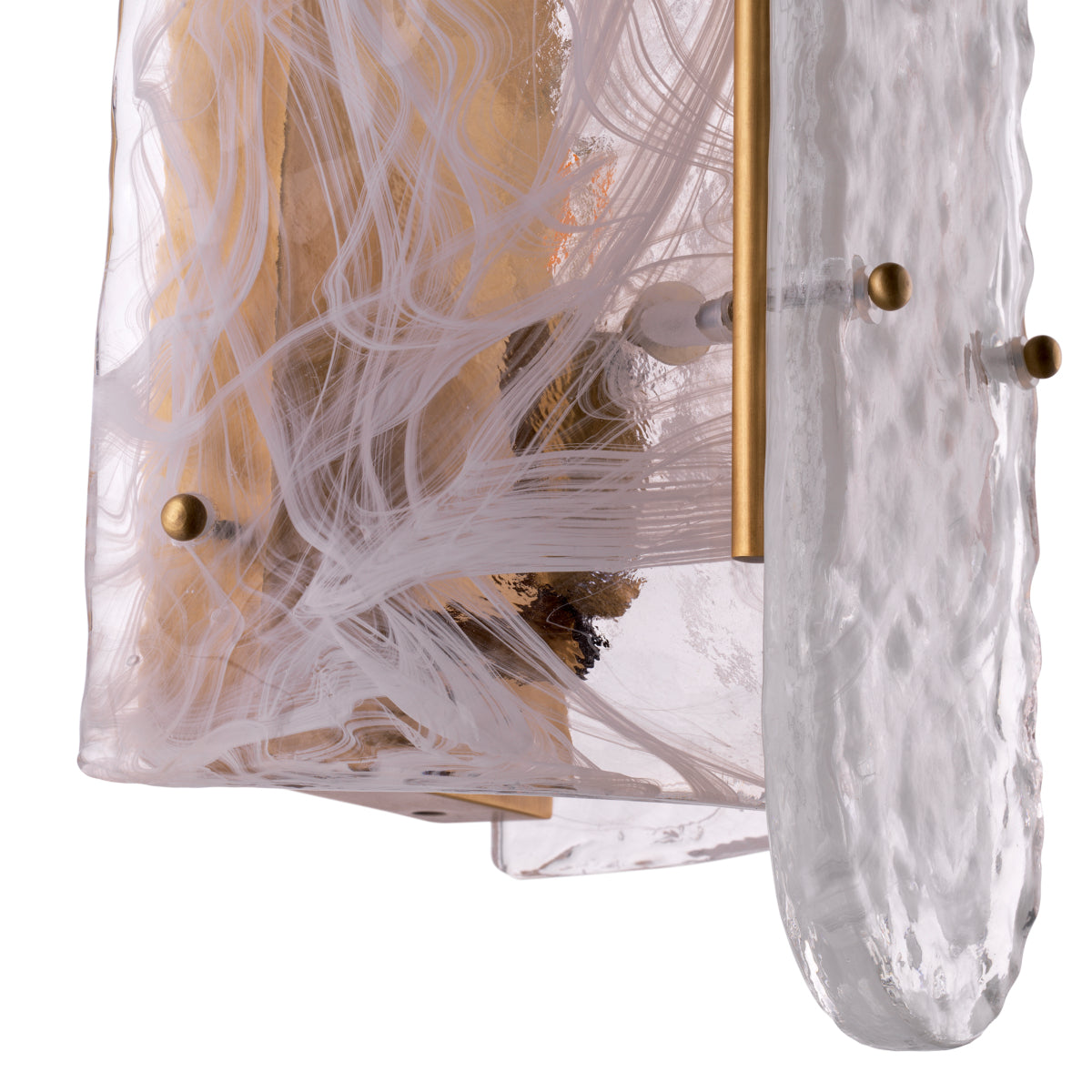 Handmade Glass Wall Lamp Ginnis | Cabothousefurniture.com