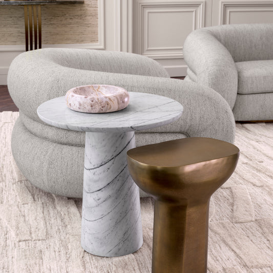 Pedestal Side Table Terry | Cabothousefurniture.com