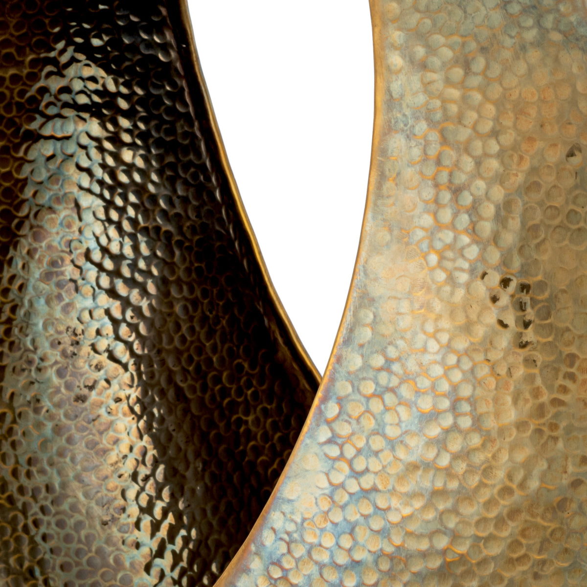 Circular Brass Wine Cooler Leung | Cabothousefurniture.com