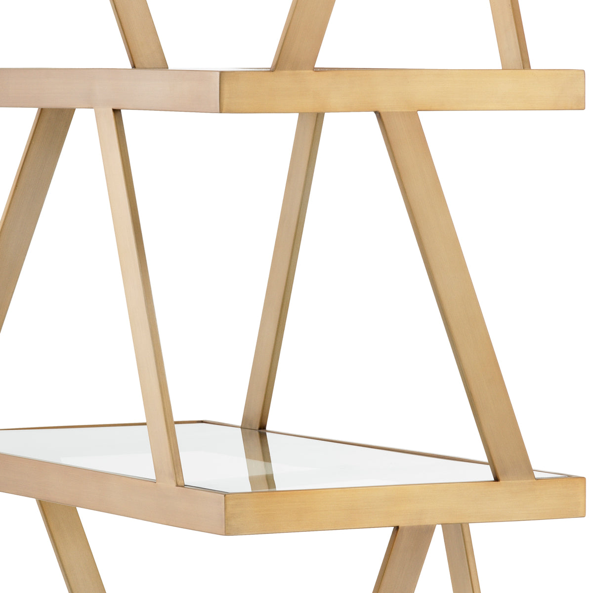 Brass-Framed Glass Cabinet Billinghurst | Cabothousefurniture.com