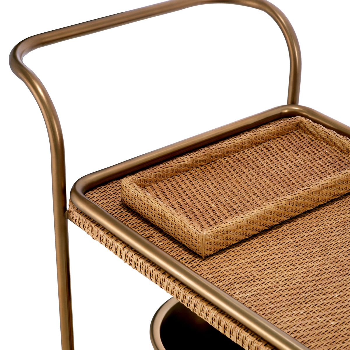 Natural Rattan Trolley Pescara | Cabothousefurniture.com