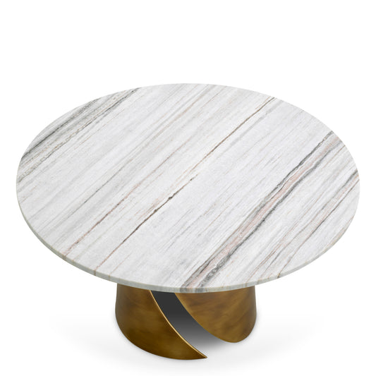 White Marble Coffee Table Nuova | Cabothousefurniture.com