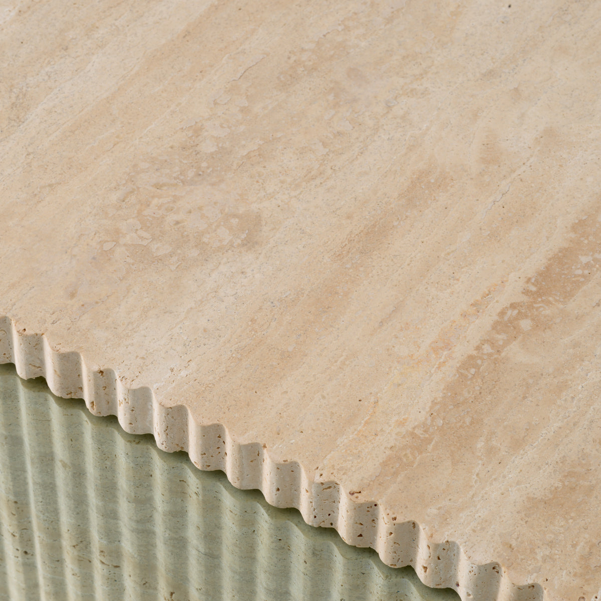 Travertine Pedestal Coffee Table Brindisi | Cabothousefurniture.com