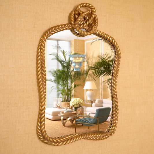 Antique Gold Wall Mirror Vincenso | Cabothousefurniture.com