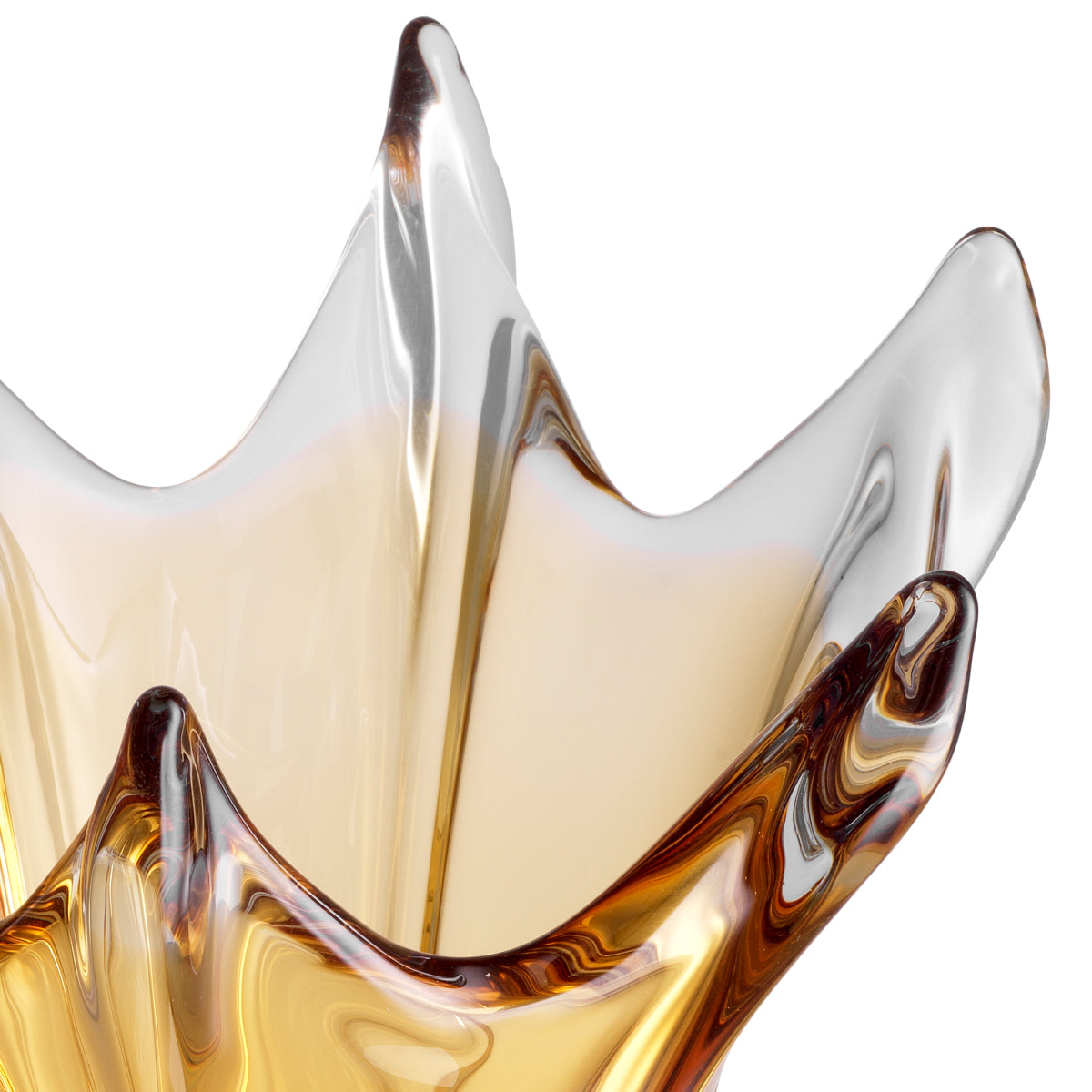 Handblown Glass Modern Vase Sutter | Cabothousefurniture.com