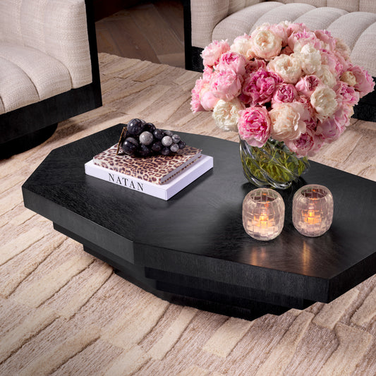 Oak Geometrical Coffee Table Vezio | Cabothousefurniture.com