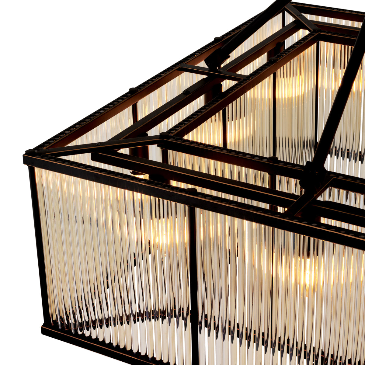 Glass Rods Ceiling Lamp Bernardi | Cabothousefurniture.com