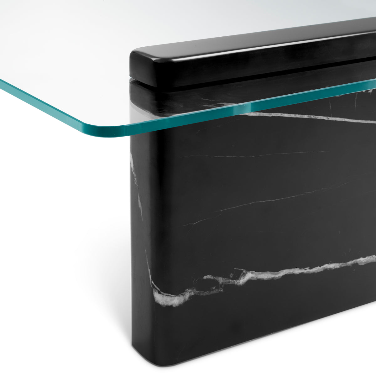 Clear Glass Coffee Table Stonecrest | Cabothousefurniture.com