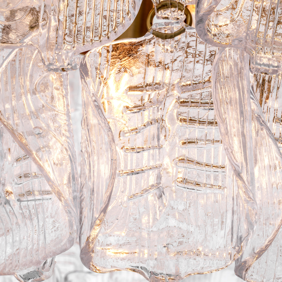 Tiered Glass Chandelier Solange | Cabothousefurniture.com