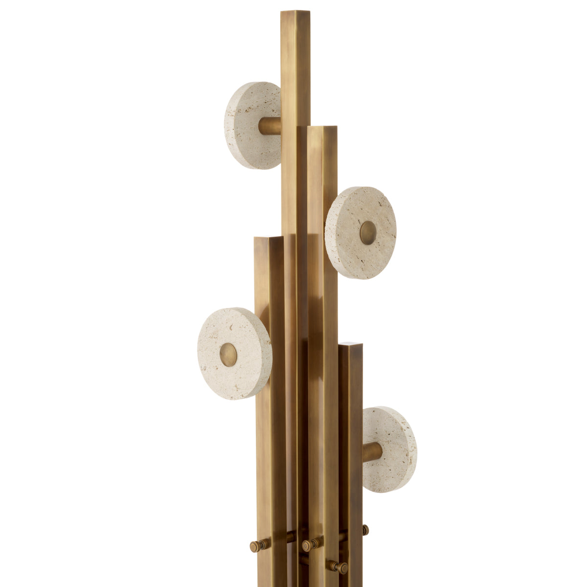 Travertine Base Coat Rack Amadora | Cabothousefurniture.com
