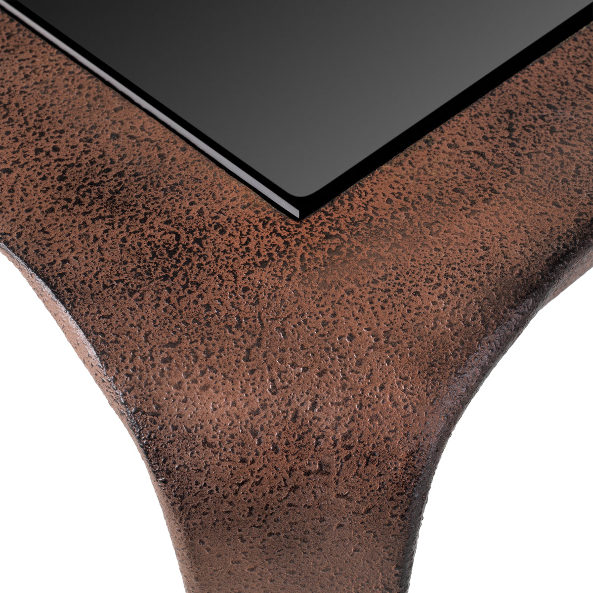 Oxidized Aluminum Coffee Table Quentin | Cabothousefurniture.com