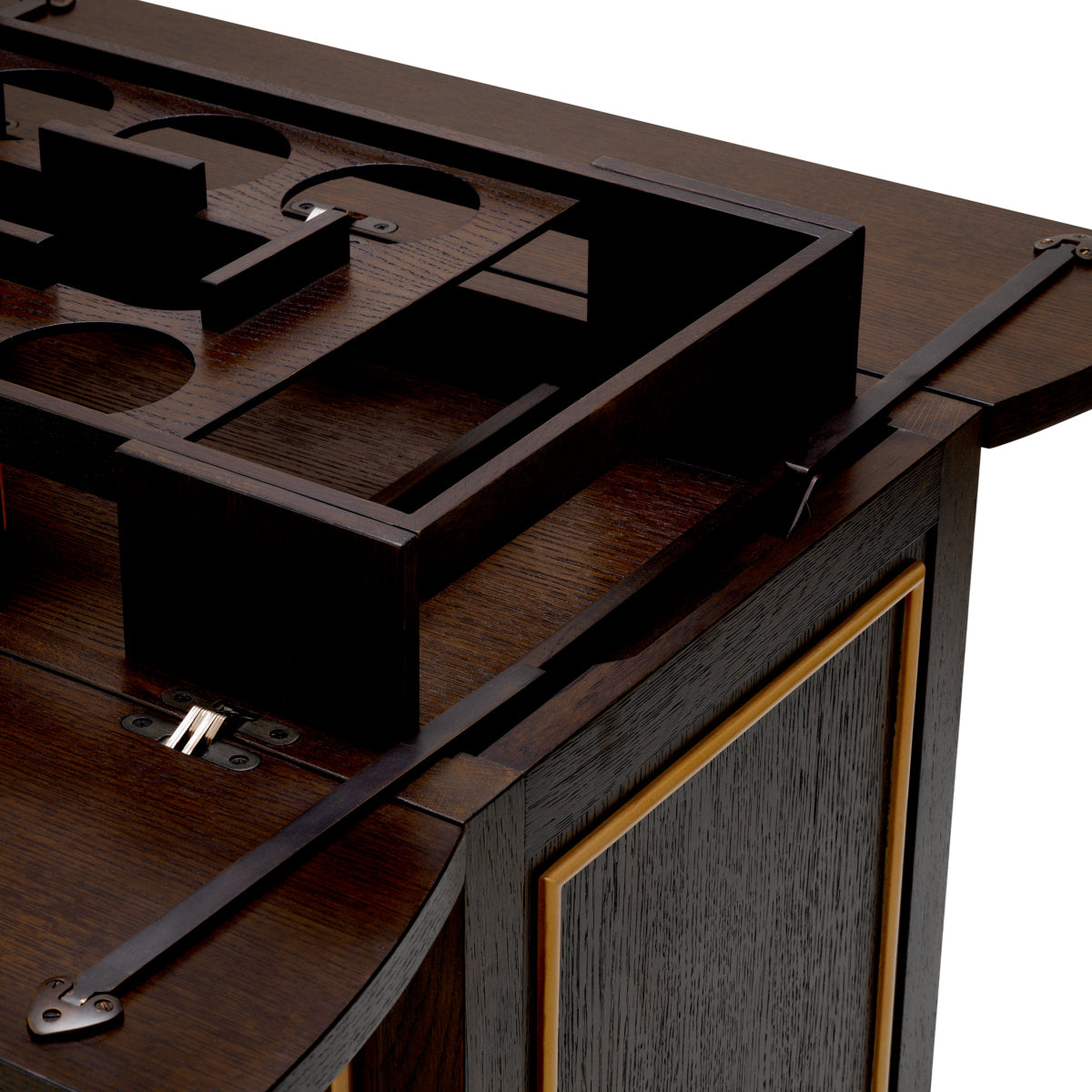 Brown Oak Trolley Galliano | Cabothousefurniture.com