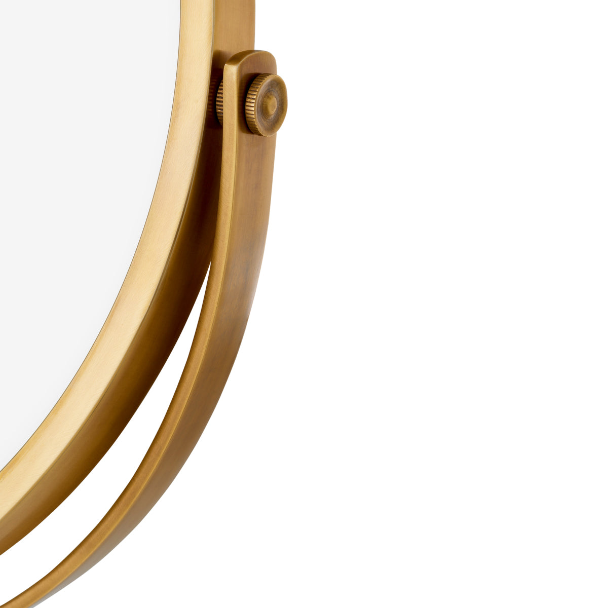 White Marble Table Mirror Jovanni | Cabothousefurniture.com