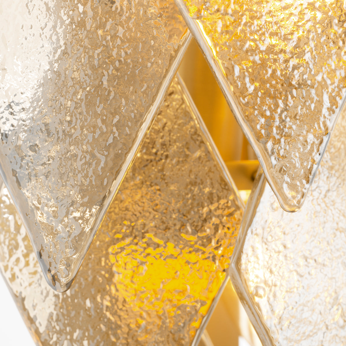 Sugared Glass Wall Lamp Rhombus