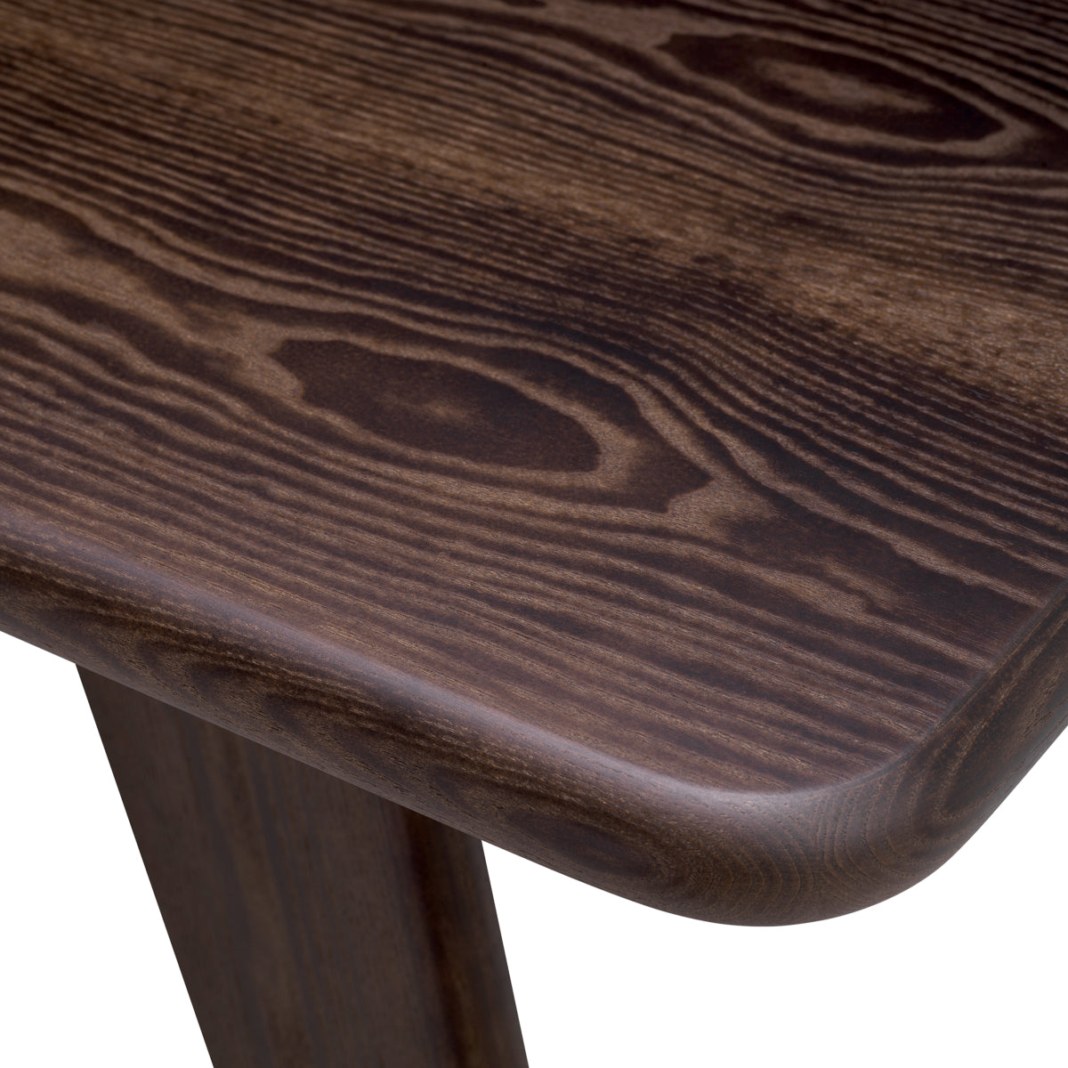 Dark Ask Dining Table Langford | Cabothousefurniture.com