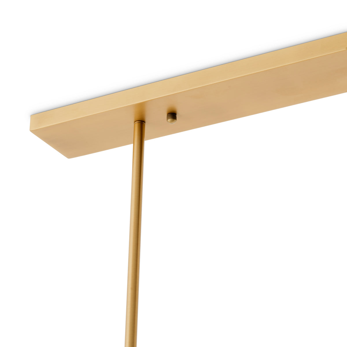 Rectangular Brass Chandelier Laurent | Cabothousefurniture.com