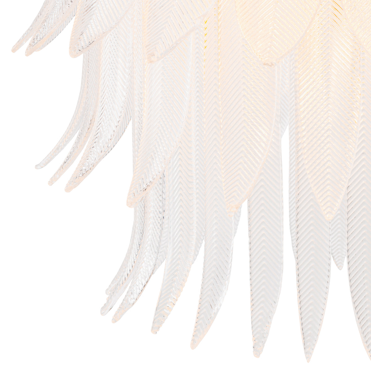 Hand-Cast Glass Chandelier Erika
