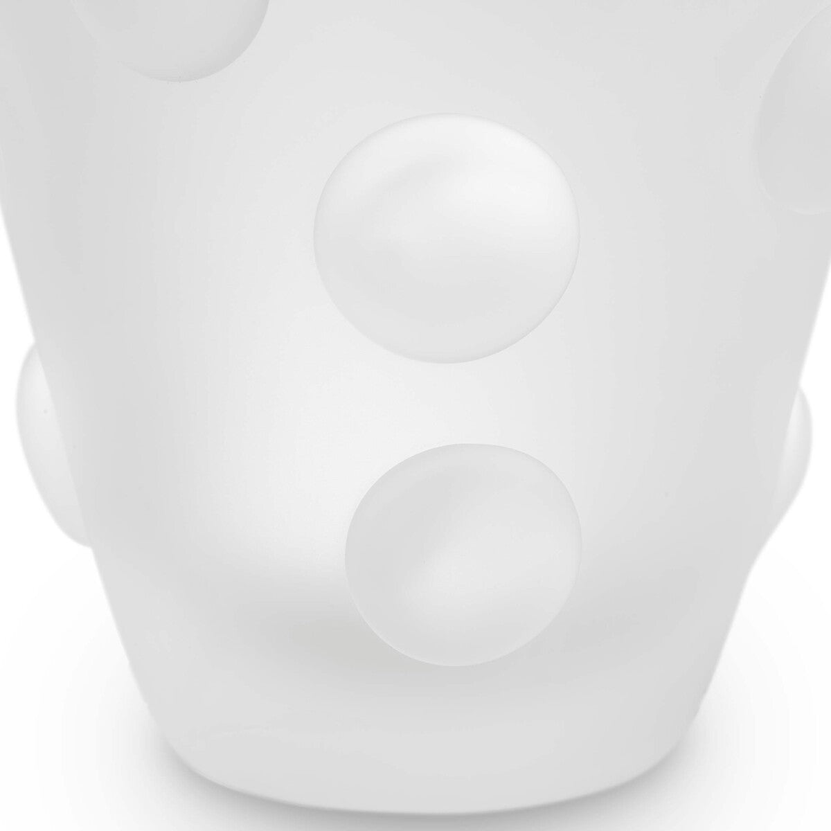 Frosted White Vase Evander | Cabothousefurniture.com