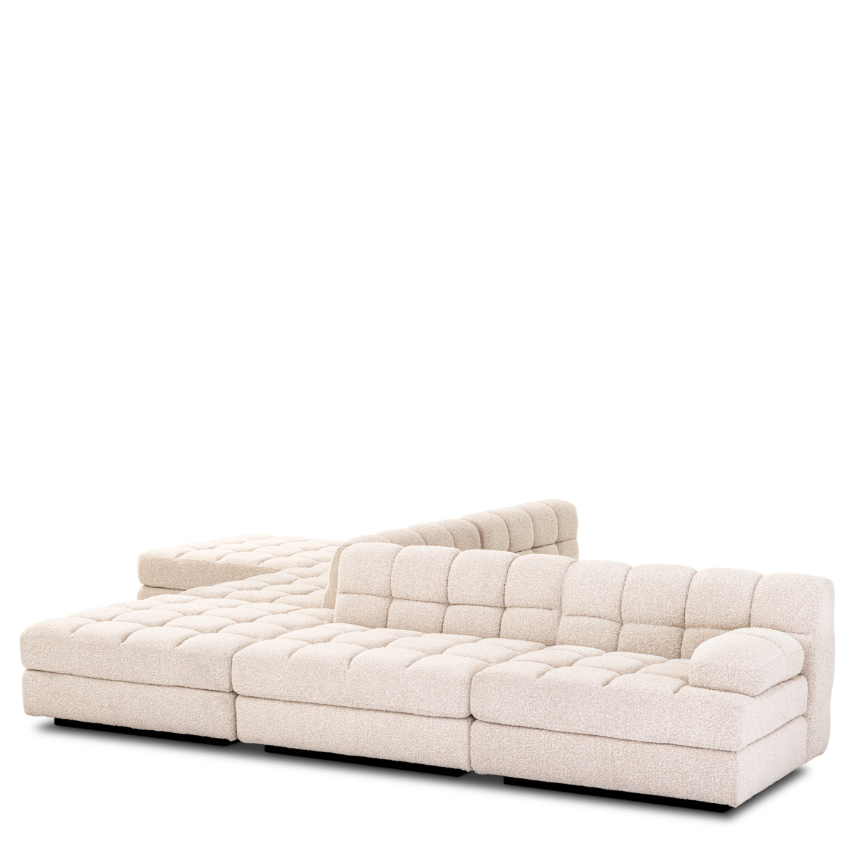 Channeled Modular Ottoman Dean | Cabothousefurniture.com