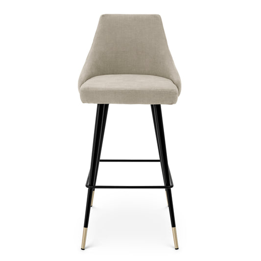 Buttoned Back Bar Stool Cedro | Cabothousefurniture.com