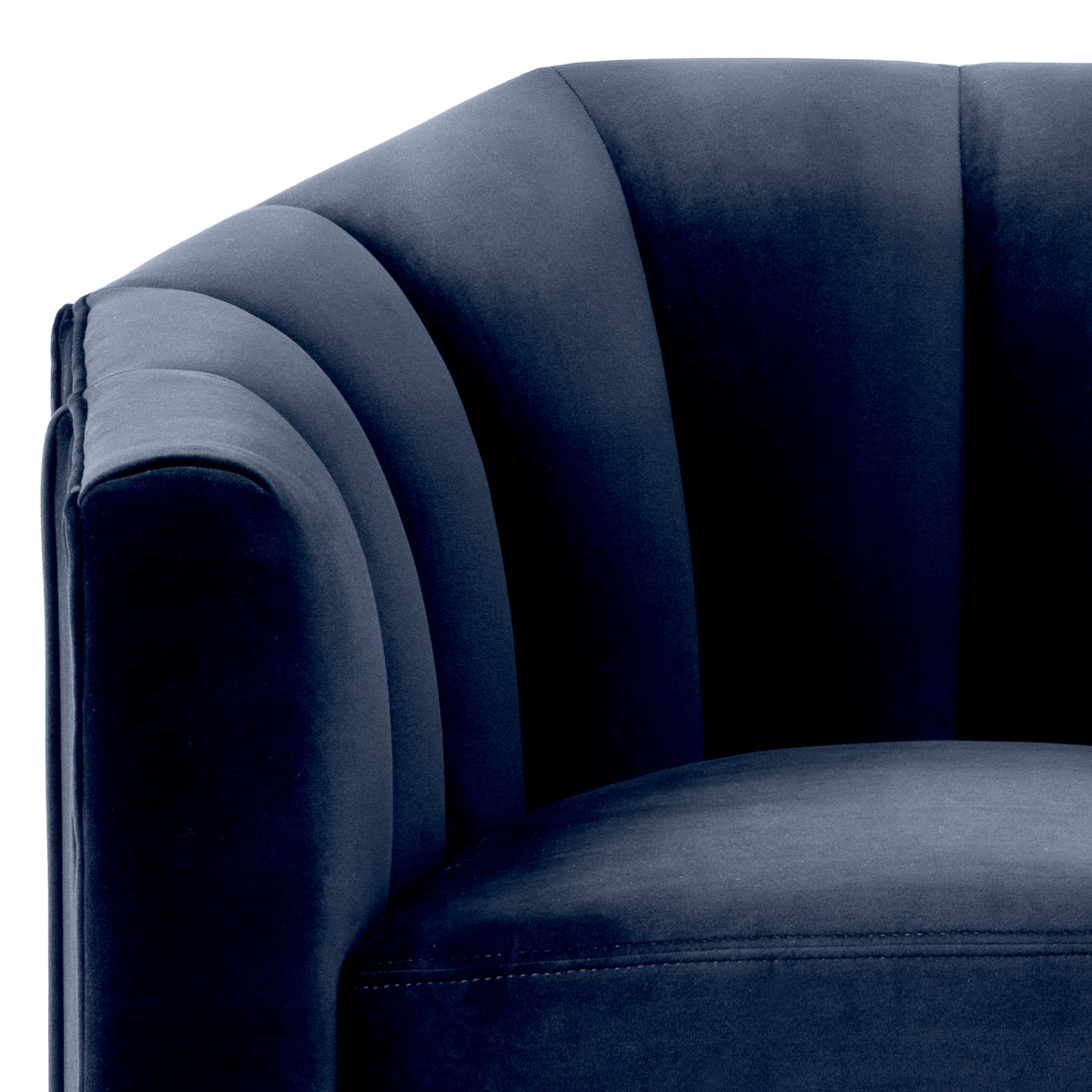 Blue Swivel Chair Delancey | Cabothousefurniture.com