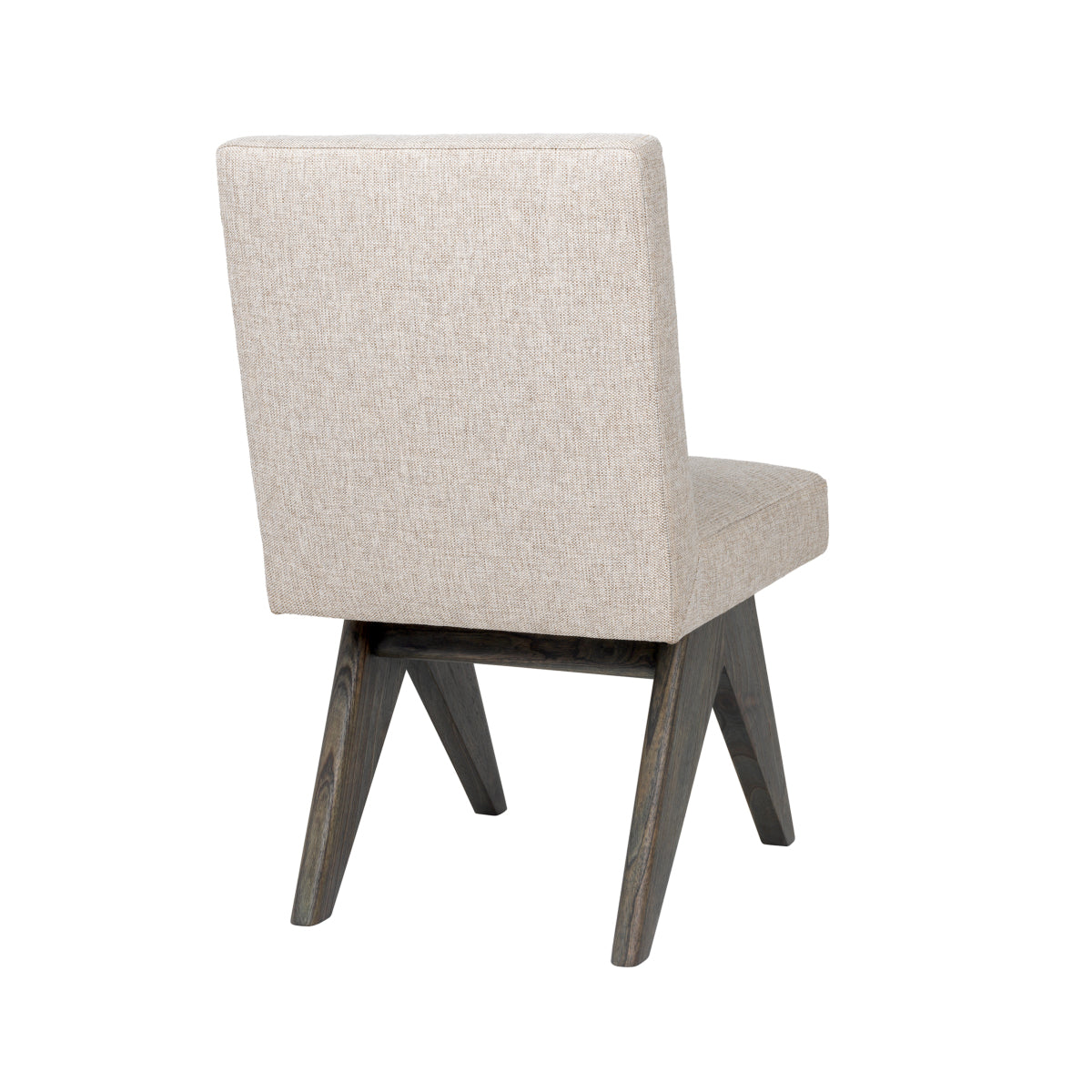 Beige V-Leg Dining Chair Erudit