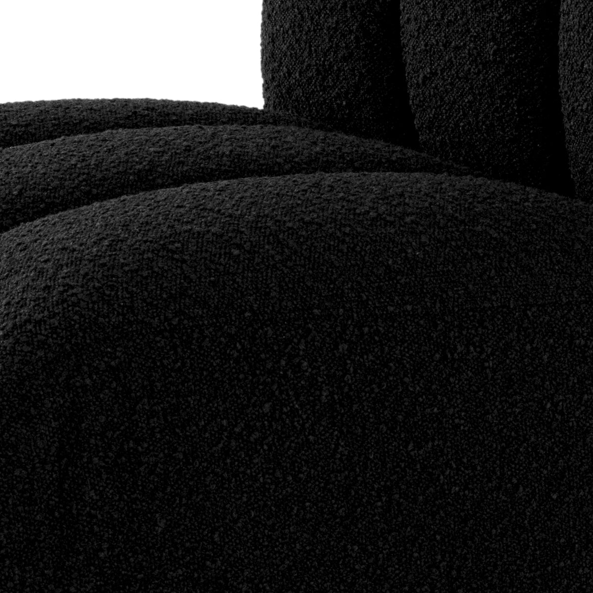 Bouclé Channeled Dining Chair Kelly