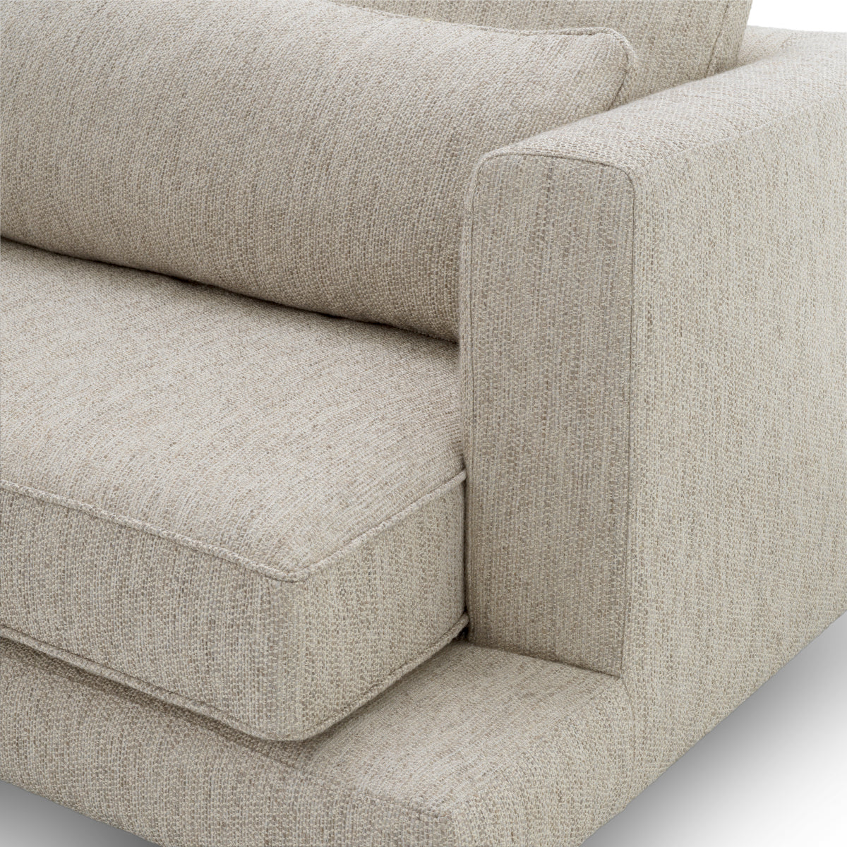 Light Gray Fabric Sofa Savarana