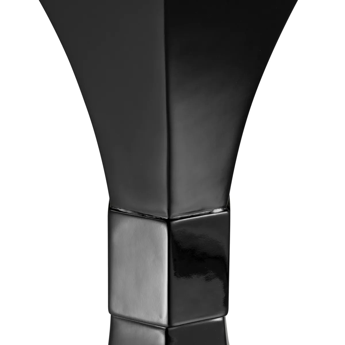 Black Glass Side Table Harlem | Cabothousefurniture.com