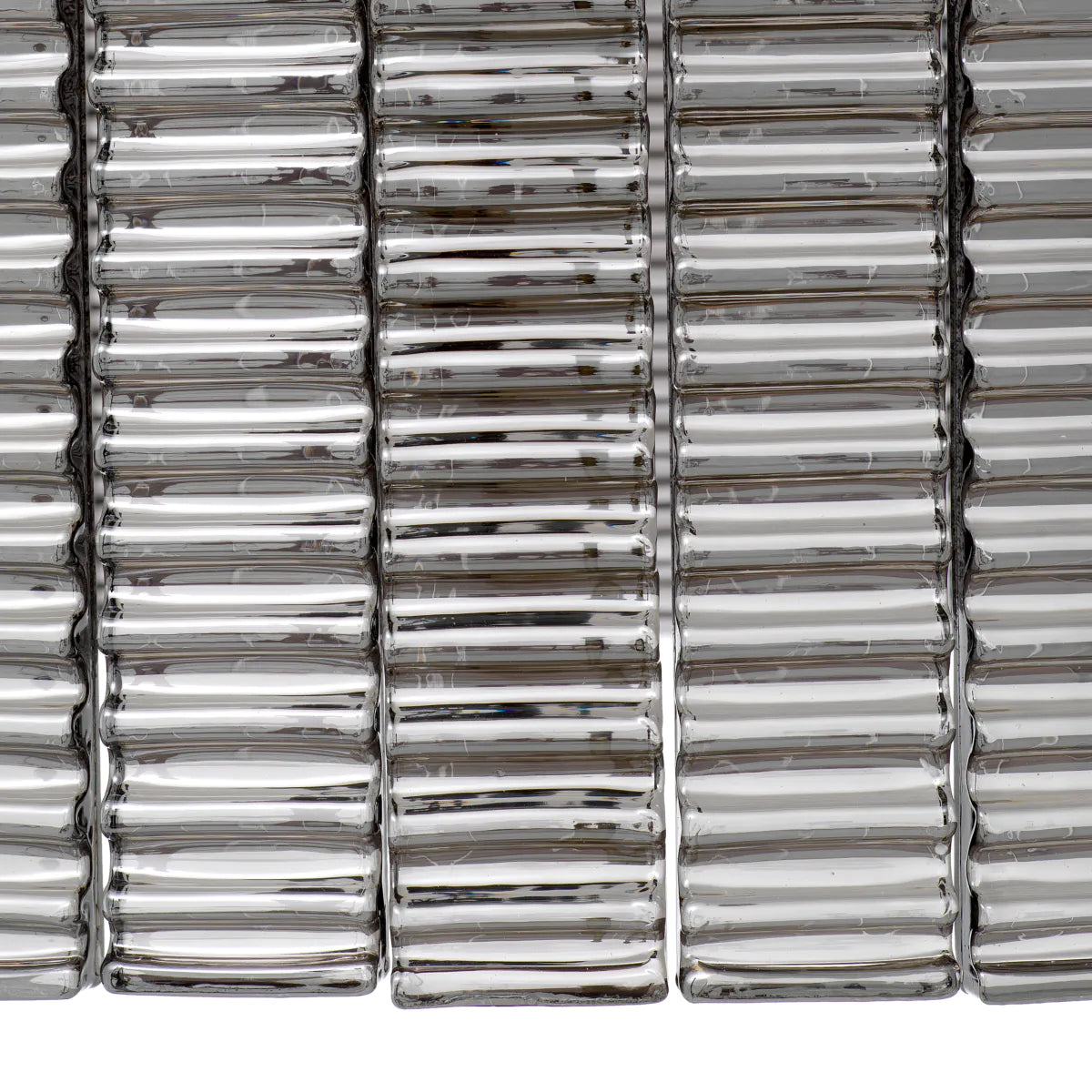 Ridged Glass Chandelier Imperial Double | Cabothousefurniture.com