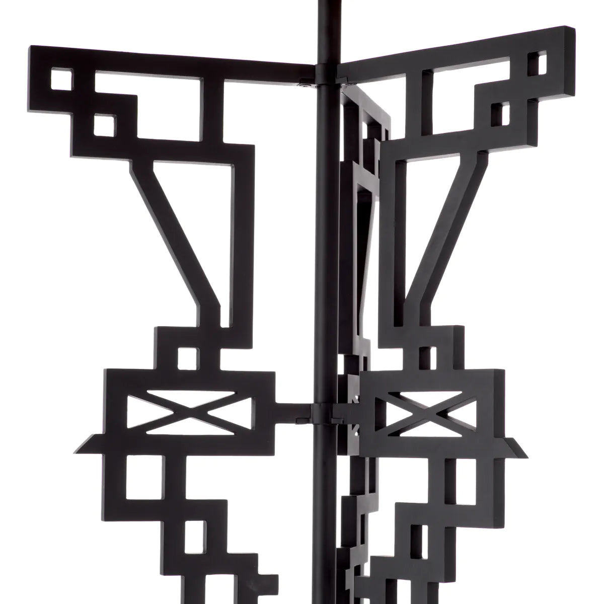 Metal Fretwork Floor Lamp Thomas | Cabothousefurniture.com