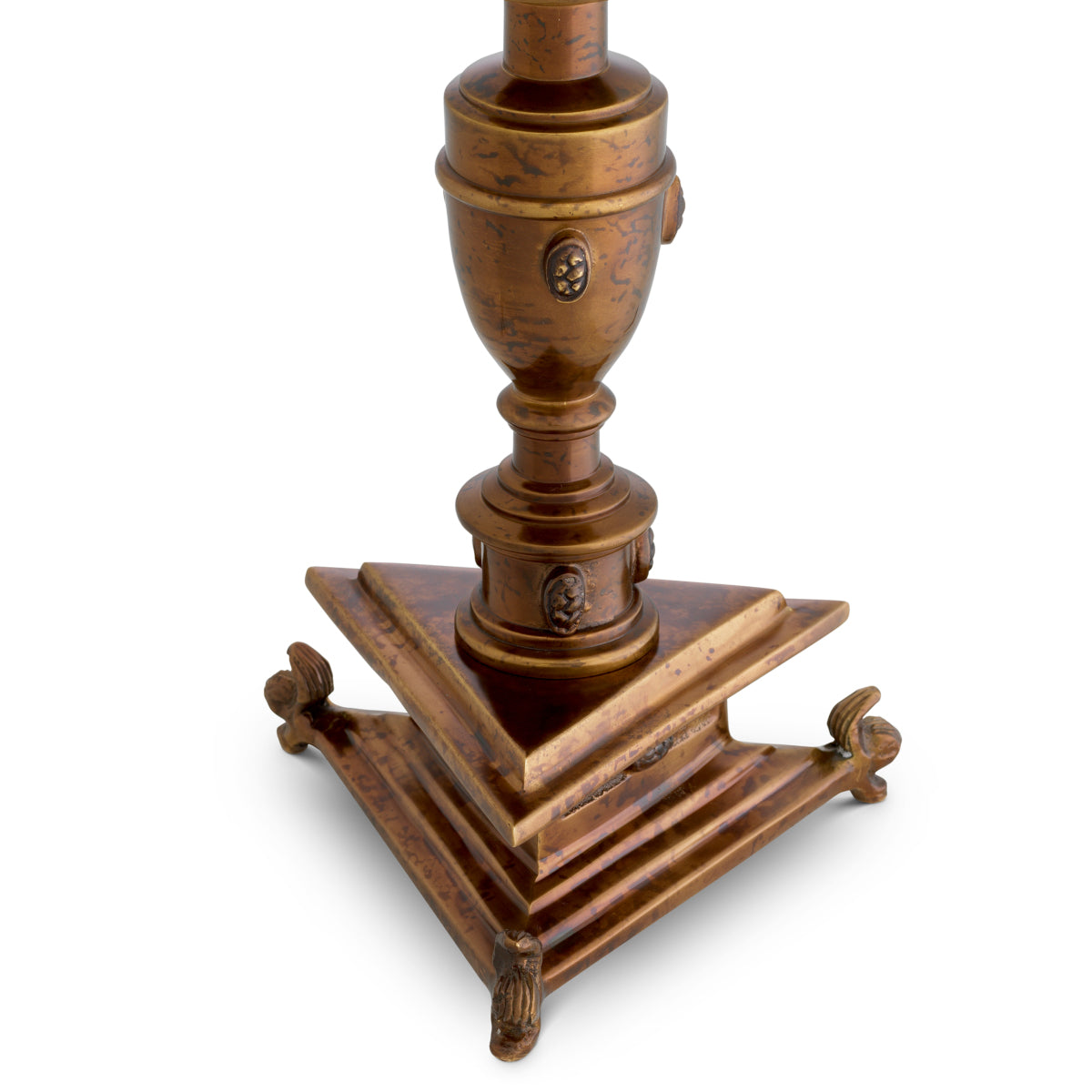 Antique Gold Candle holder Philip | Cabothousefurniture.com