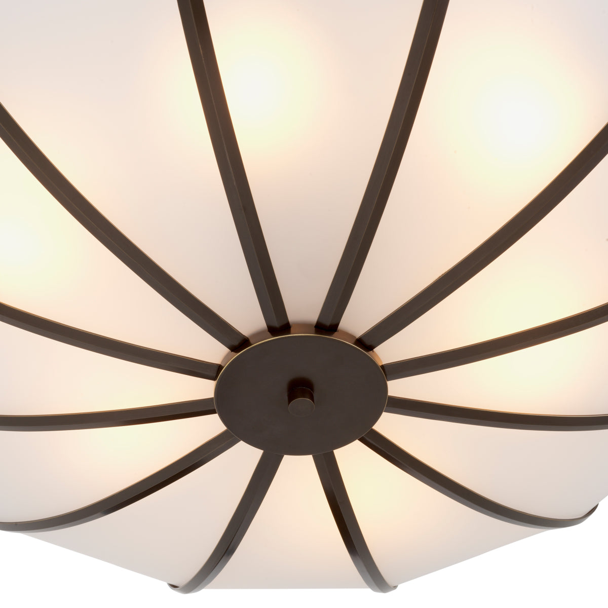 White Glass Chandelier Jenkins | Cabothousefurniture.com