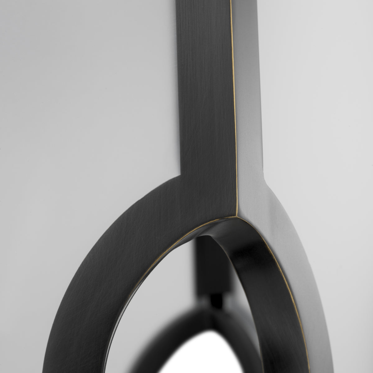 White Glass and Bronze Pendant Rockefeller | Cabothousefurniture.co