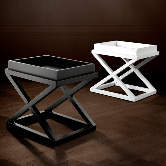 Black Birch Side Table McArthur | Cabothousefurniture.com