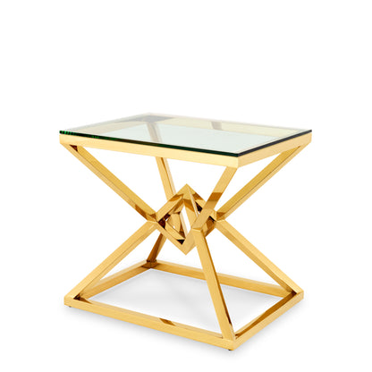 Gold Side Table Connor | Cabothousefurniture.com