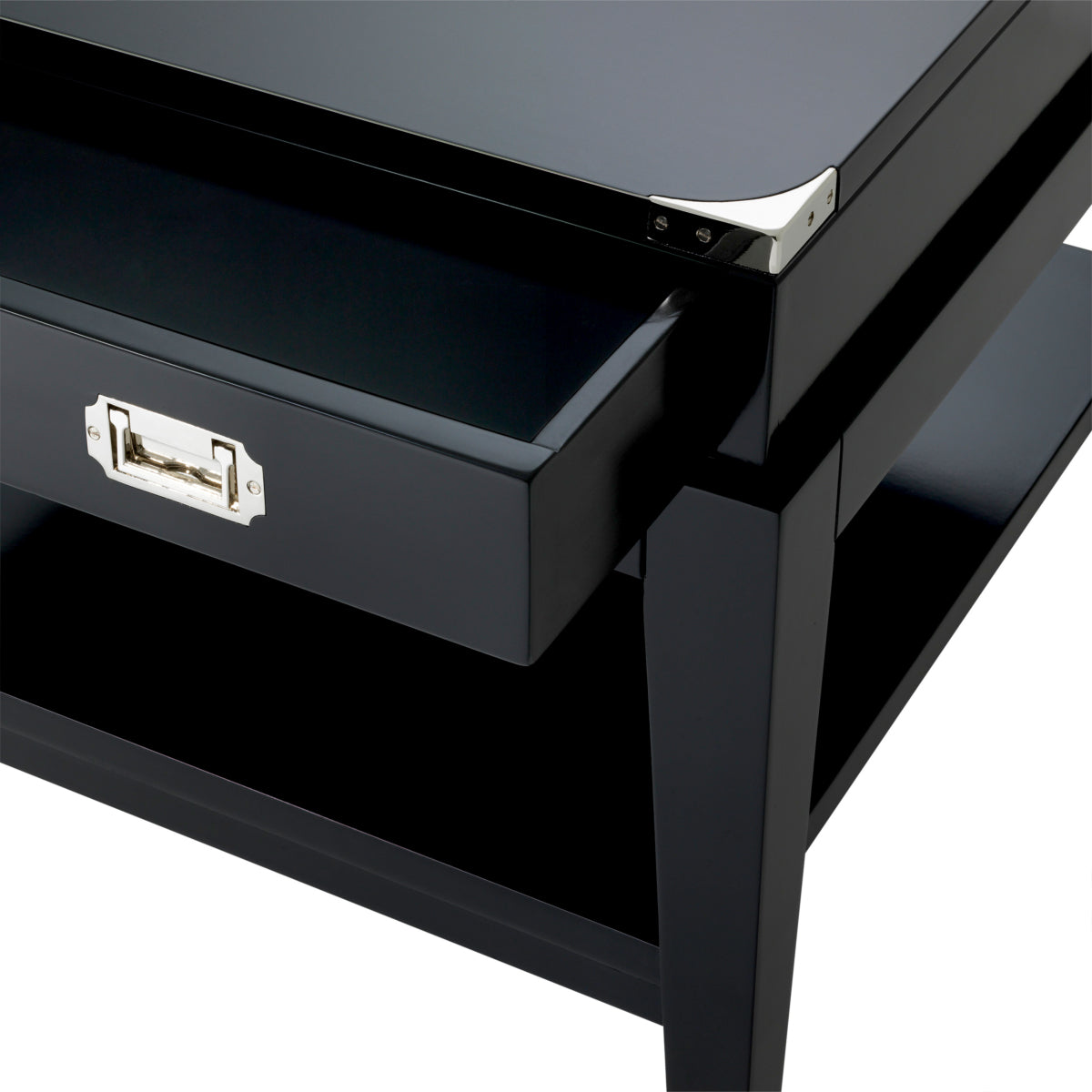 Oak Wooden Side Table Military | Cabothousefurniture.com