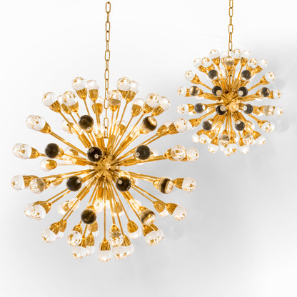 Brass Calypso Sputnik Chandelier Anto | Cabothousefurniture.com