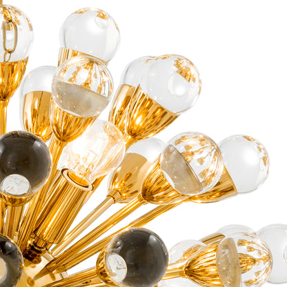 Brass Calypso Sputnik Chandelier Anto | Cabothousefurniture.com