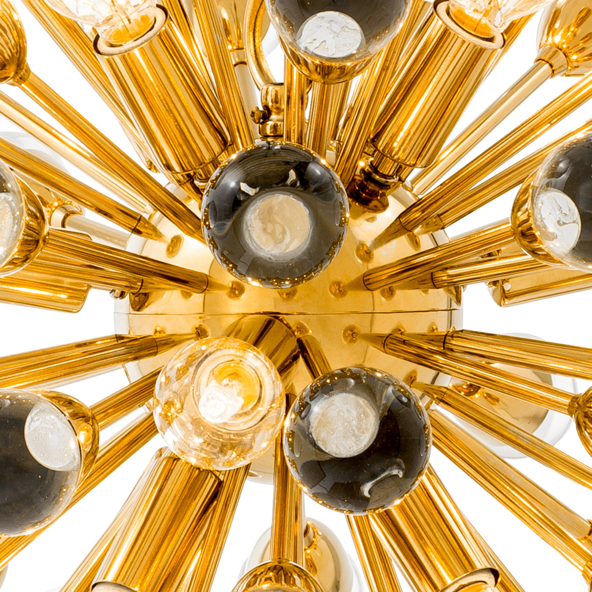 Brass Calypso Sputnik Chandelier Anto | Cabothousefurniture.com