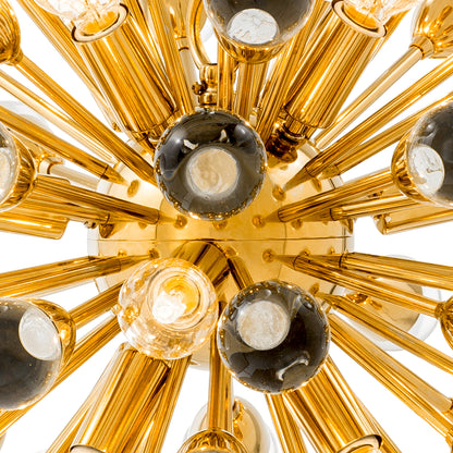 Brass Calypso Sputnik Chandelier Anto | Cabothousefurniture.com