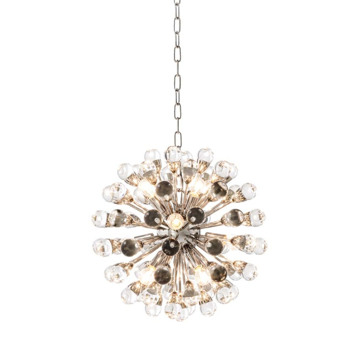 Clear Glass Sputnik Chandelier Anto | Cabothousefurniture.com