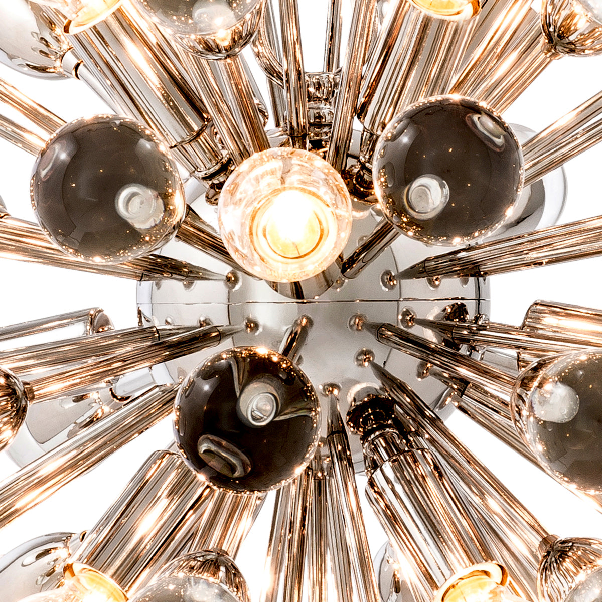 Clear Glass Sputnik Chandelier Anto | Cabothousefurniture.com