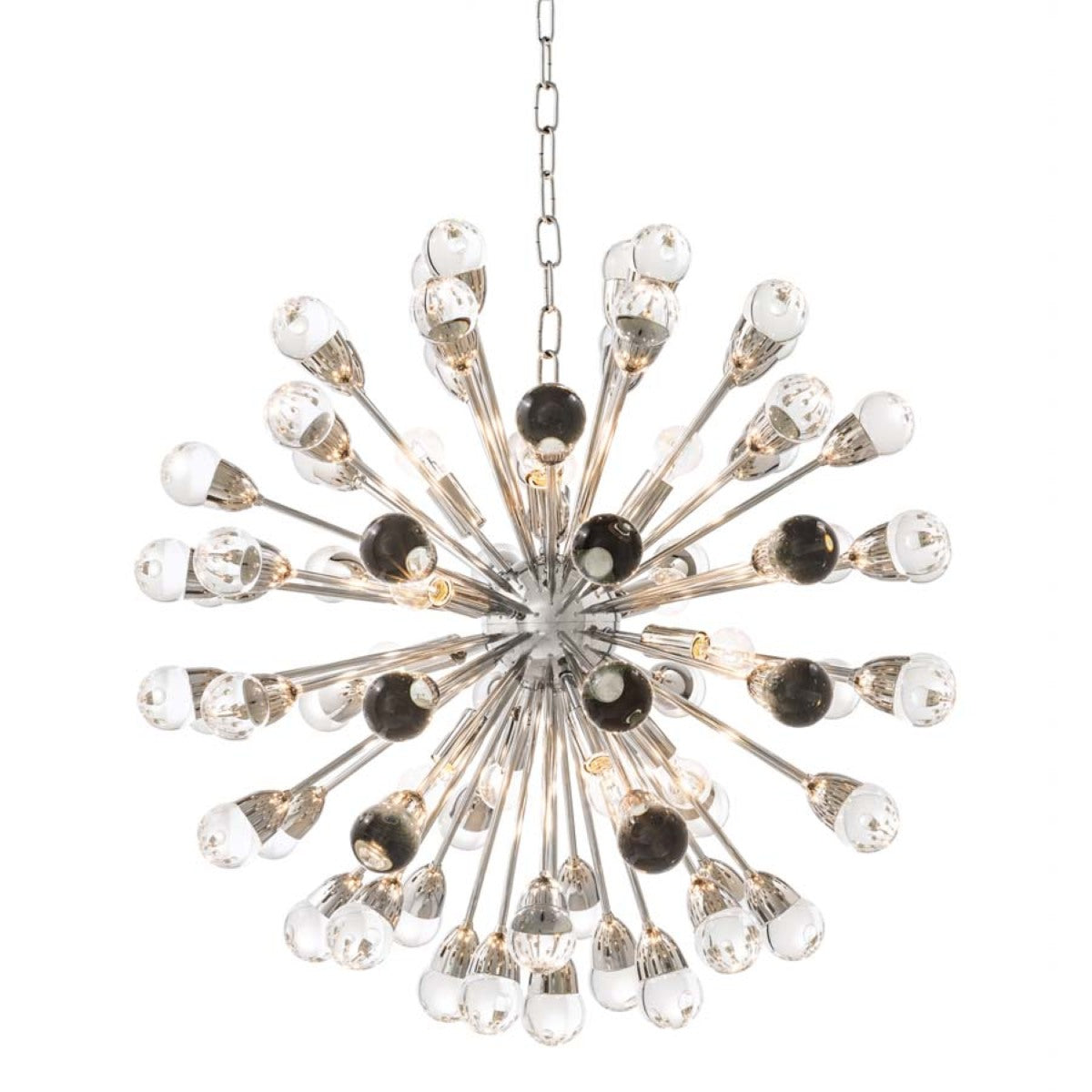 Clear Glass Sputnik Chandelier Anto | Cabothousefurniture.com
